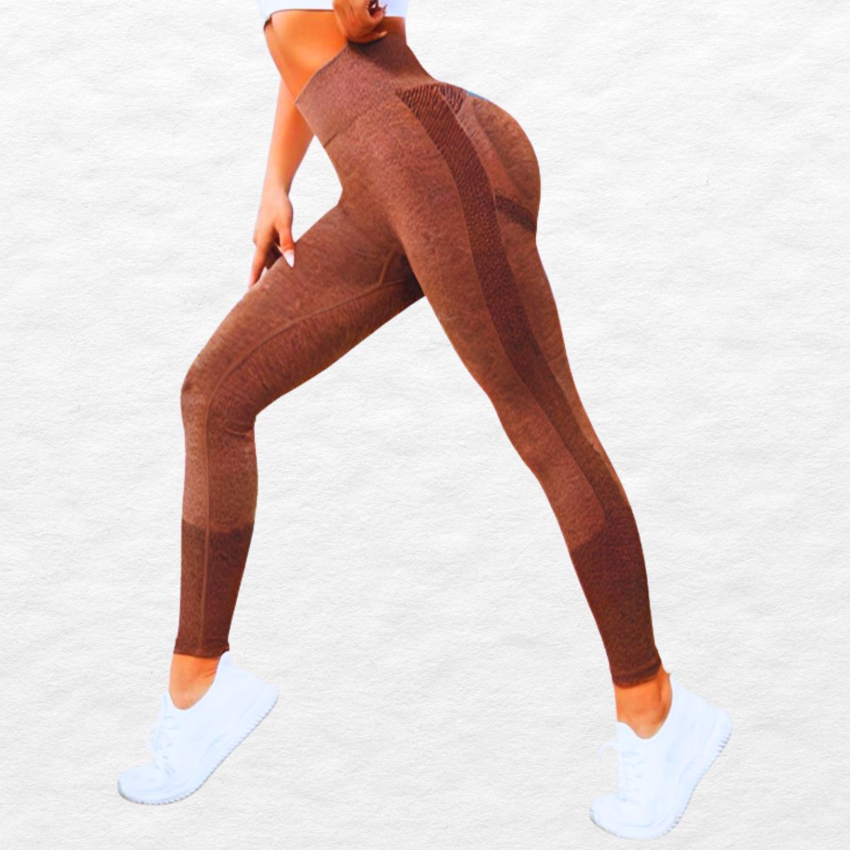 LIKE SHOP - Calza Mujer Deportiva Fitness Gym Tiro Alto Levanta Cola 9003