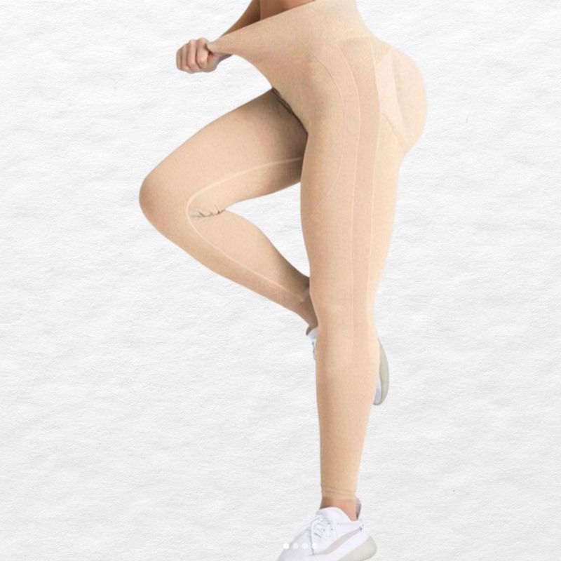 MPROPIA - Calza Mujer Deportiva Fitness Gym Tiro Alto Levanta Cola 9003