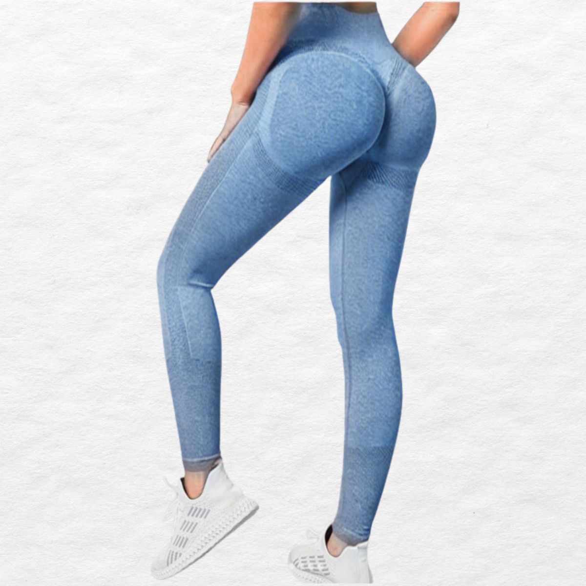 LIKE SHOP - Calza Mujer Deportiva Fitness Gym Tiro Alto Levanta Cola 9003