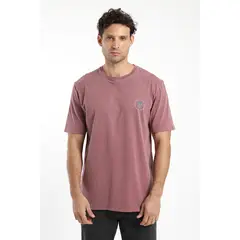 FROENS - Polera hombre manga corta palmera 100% algodón orgánico