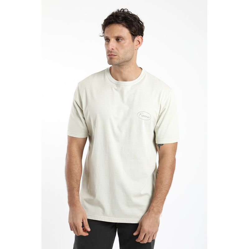 FROENS - Polera hombre manga corta cuerda 100% algodón orgánico Froens