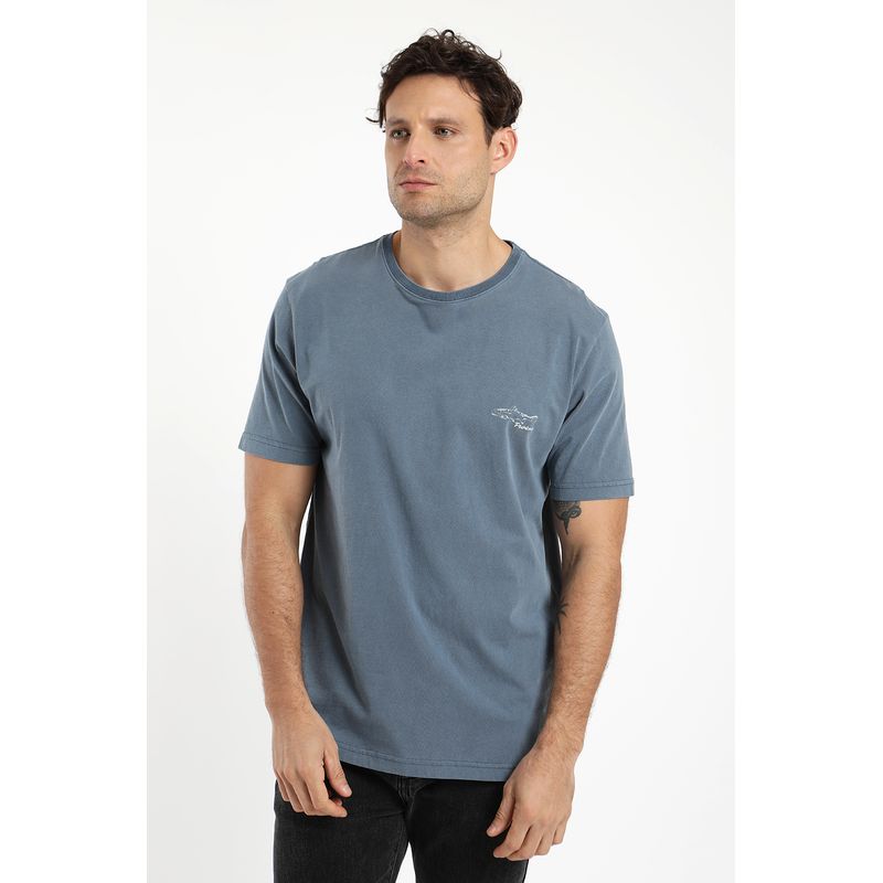 FROENS - Polera hombre manga corta pez 100% algodón orgánico Froens