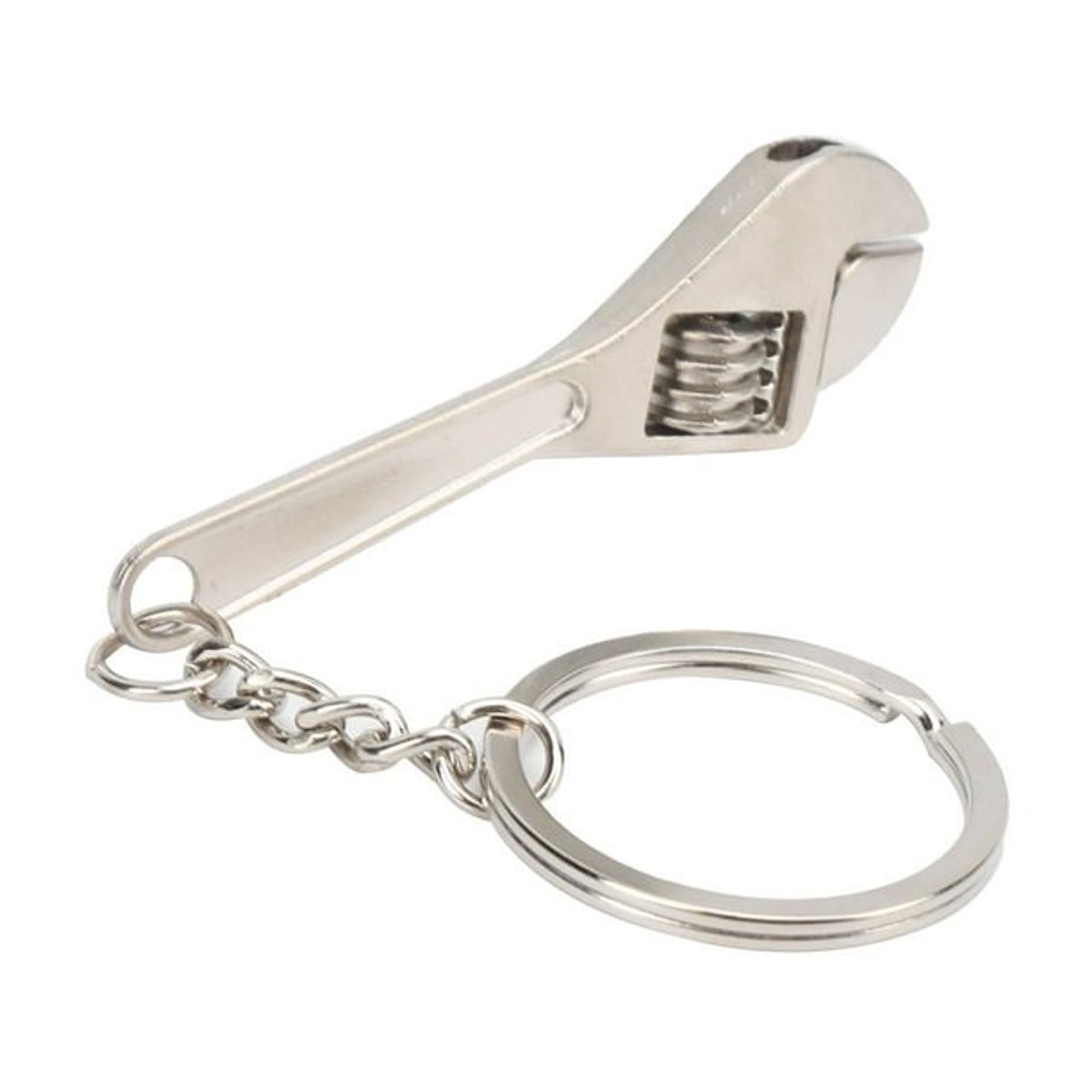 GENERICO - Llavero Metálico Llave Francesa Regalo Herramienta Maestros