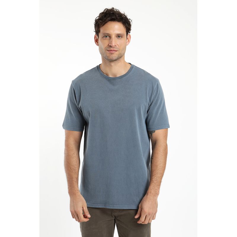 FROENS - Polera hombre manga corta Plain heavyweight - Algodón orgánico