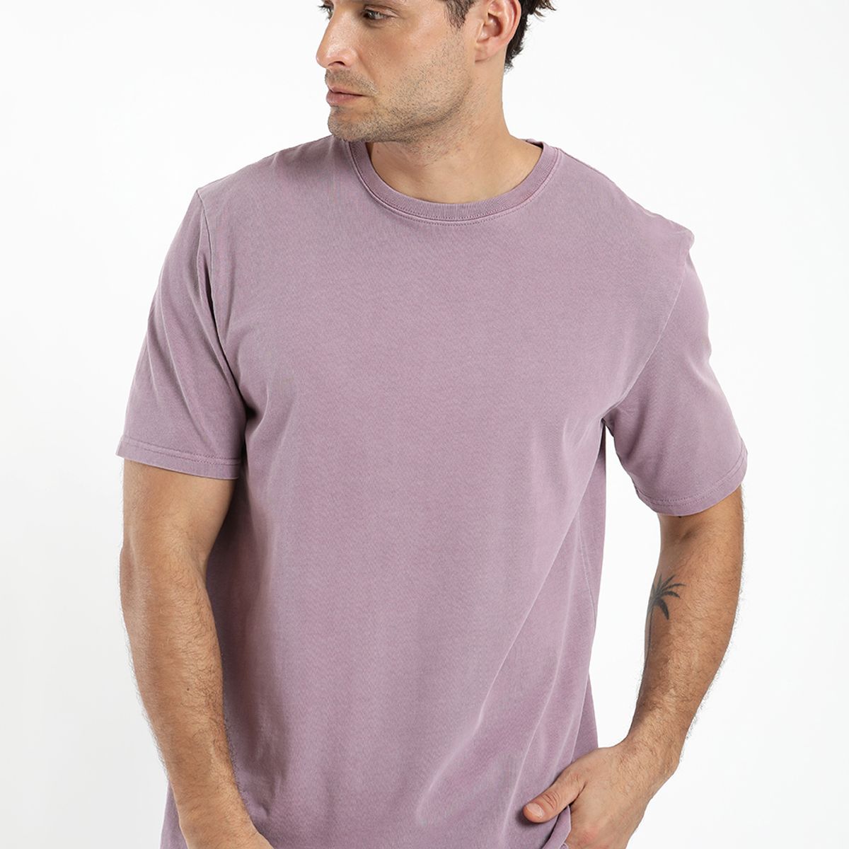 FROENS - Polera hombre manga corta Plain heavyweight - Algodón orgánico