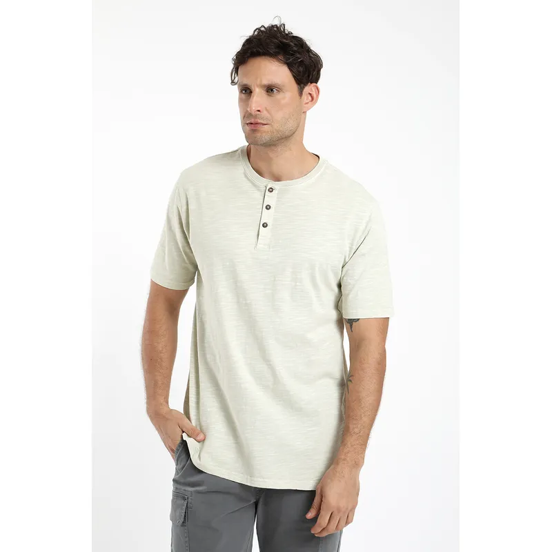 FROENS - Polera hombre manga corta mao 100% algodón orgánico Froens
