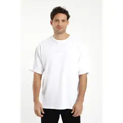 FROENS - Polera hombre manga corta oversize 100% algodón orgánico