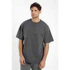 FROENS - Polera hombre manga corta oversize 100% algodón orgánico