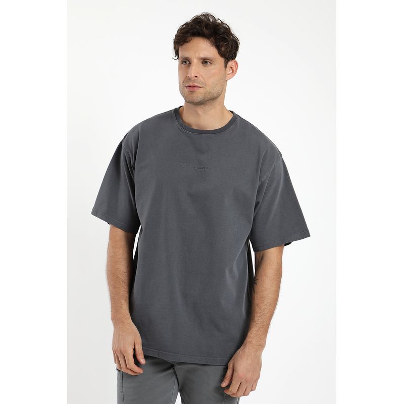 FROENS - Polera hombre manga corta oversize 100% algodón orgánico Froens