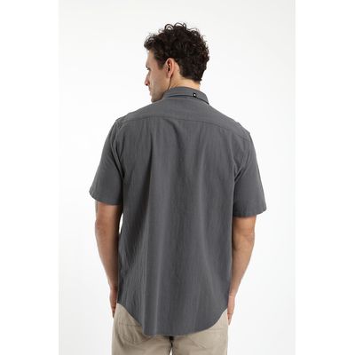 Imagen 2 del producto Camisa hombre manga corta texture classic 100% algodón orgánico