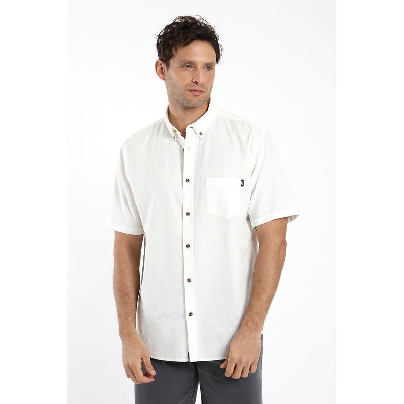 FROENS - Camisa hombre manga corta classic 100% algodón orgánico Froens