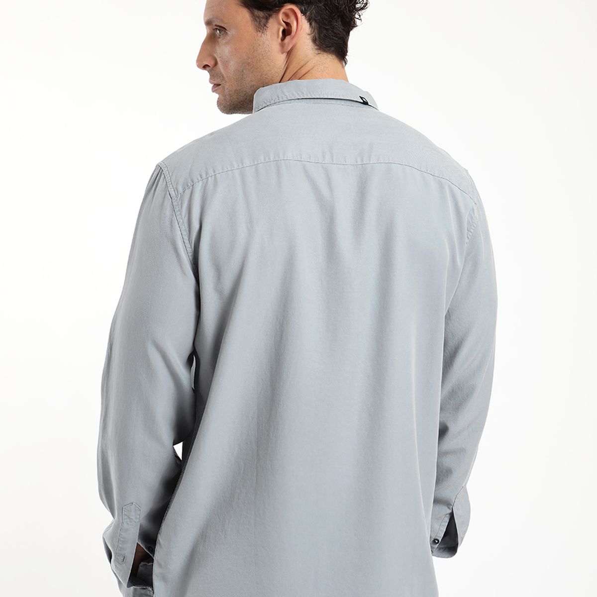 FROENS - Camisa hombre manga larga street 100% algodón orgánico Froens