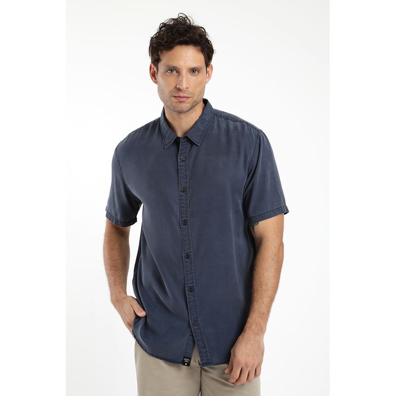 FROENS - Camisa hombre manga corta puelche 100% algodón orgánico Froens