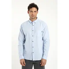 FROENS - Camisa hombre manga larga classic 100% algodón orgánico