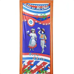 GENERICO - Fundas Para Puertas Fiestas Patrias Chile Fundas Elasticas