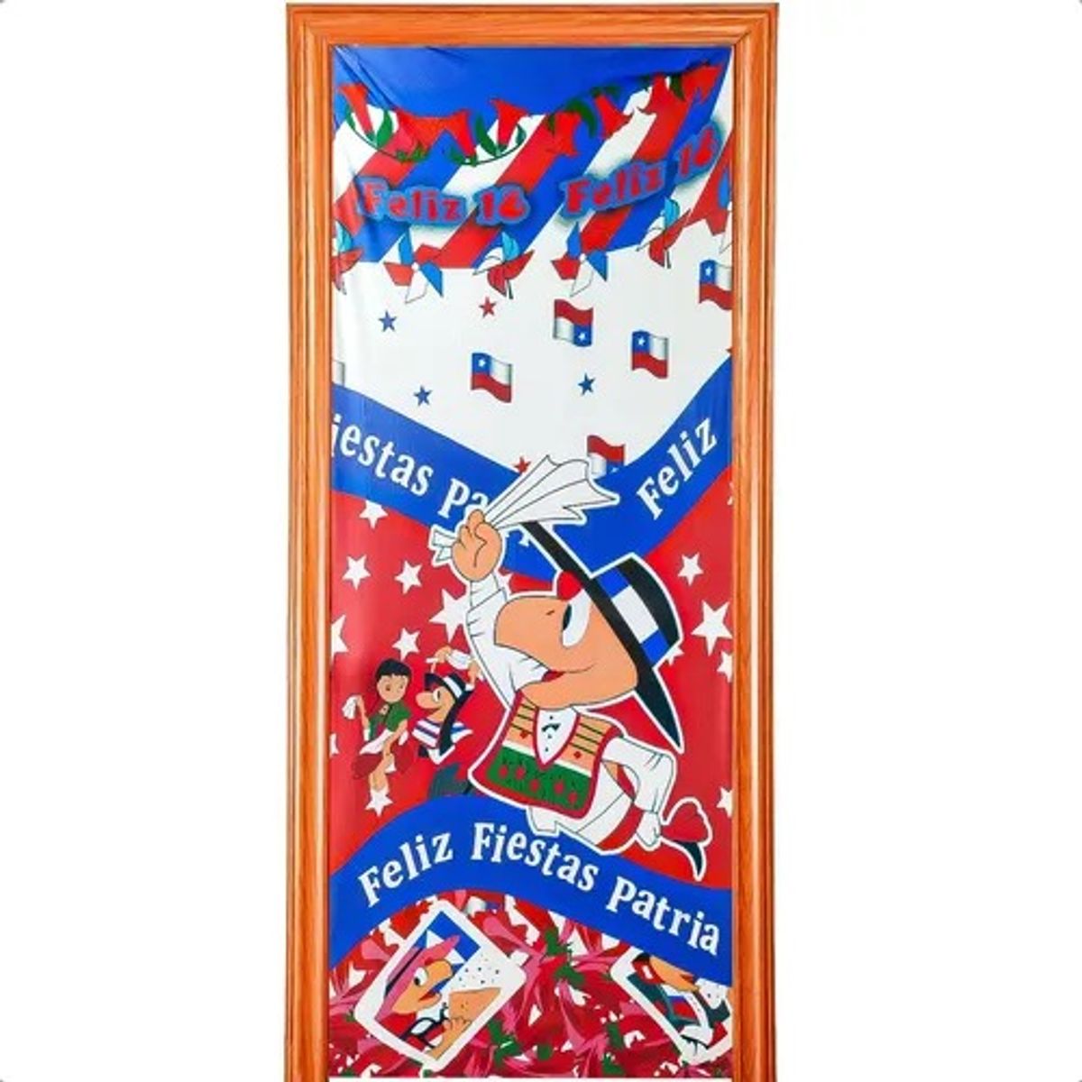 GENERICO - Fundas Para Puertas Fiestas Patrias Chile Fundas Elasticas
