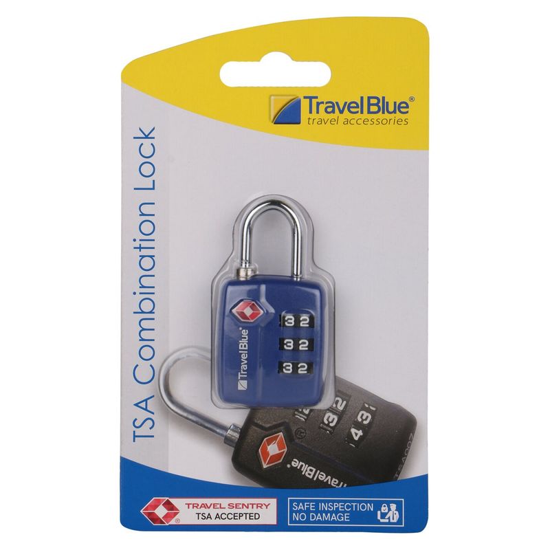 TRAVEL BLUE - CANDADO PARA MALETA APROBADO POR LA TSA A