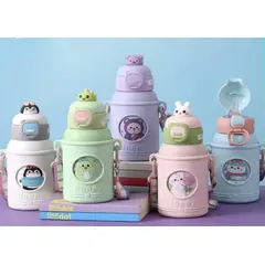 GENERICO - Botella Kawaii 500ml Color Rosado