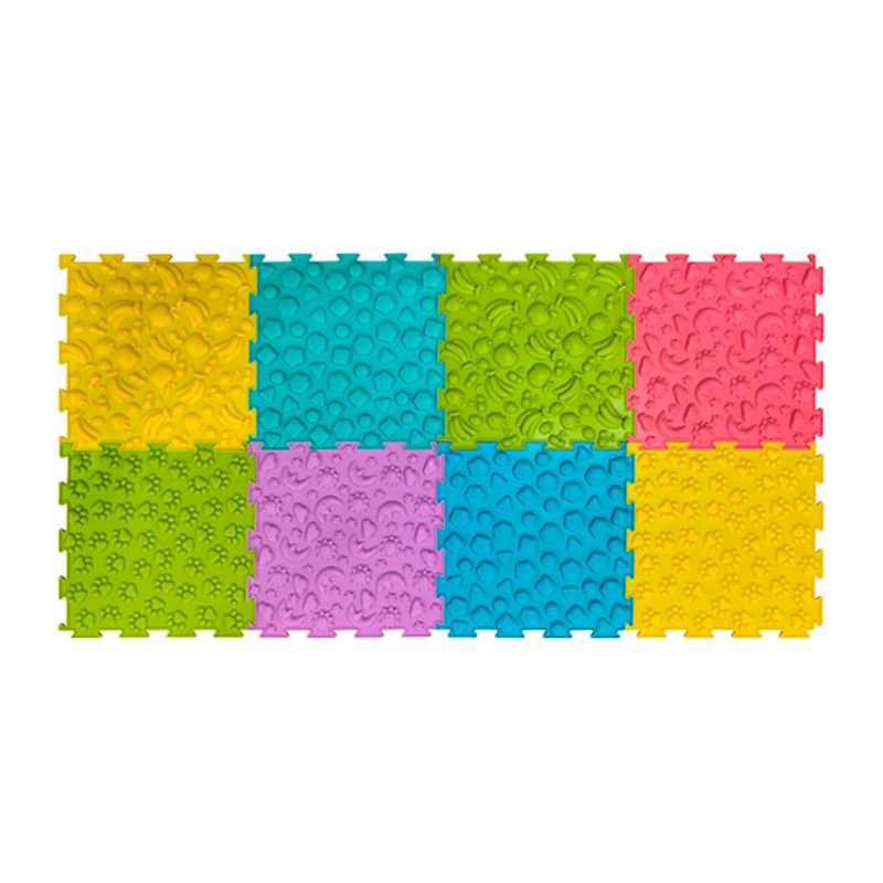 SDFIT - Tapetes Sensorial Niños Set 8 Piezas Cuadrados A9 Sr2505