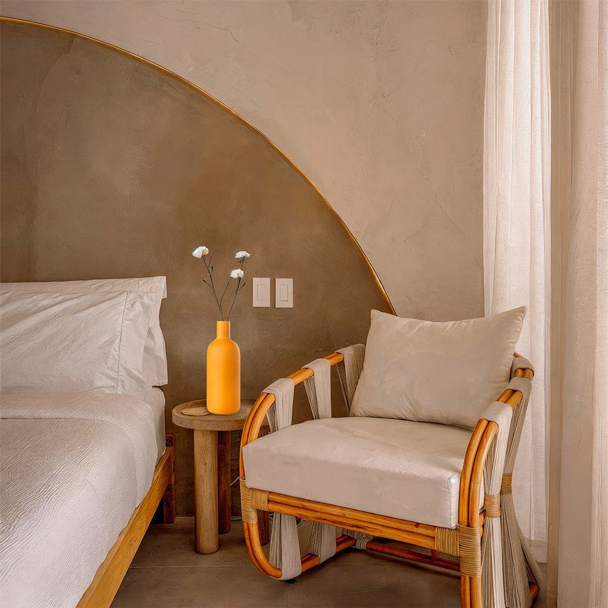 EGLO - Adorno Jarrón de cerámica ANJABE terracota Naranjo 17×7cm