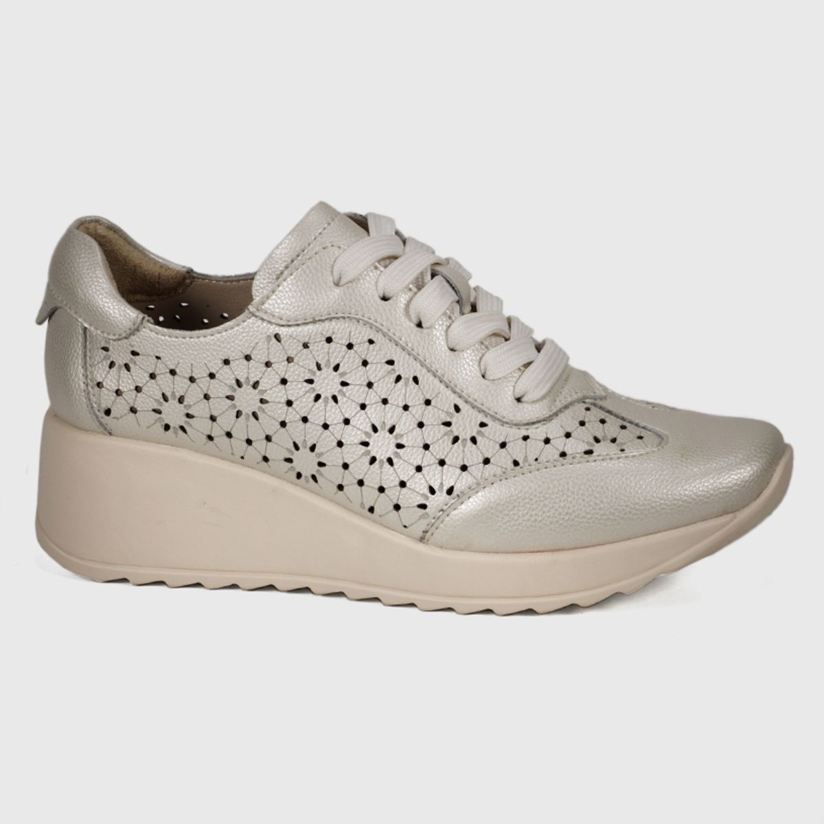 DEGAS - Zapatilla Cuero Felisa Dorado DEGAS