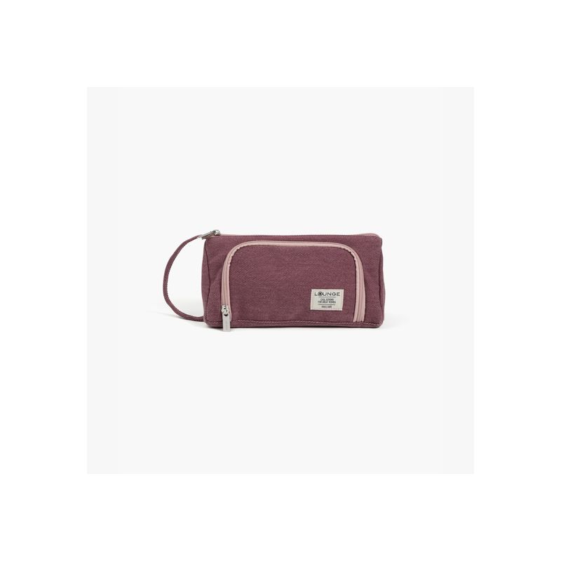 LOUNGE - Estuche Mujer Doble Compartimiento Rosado