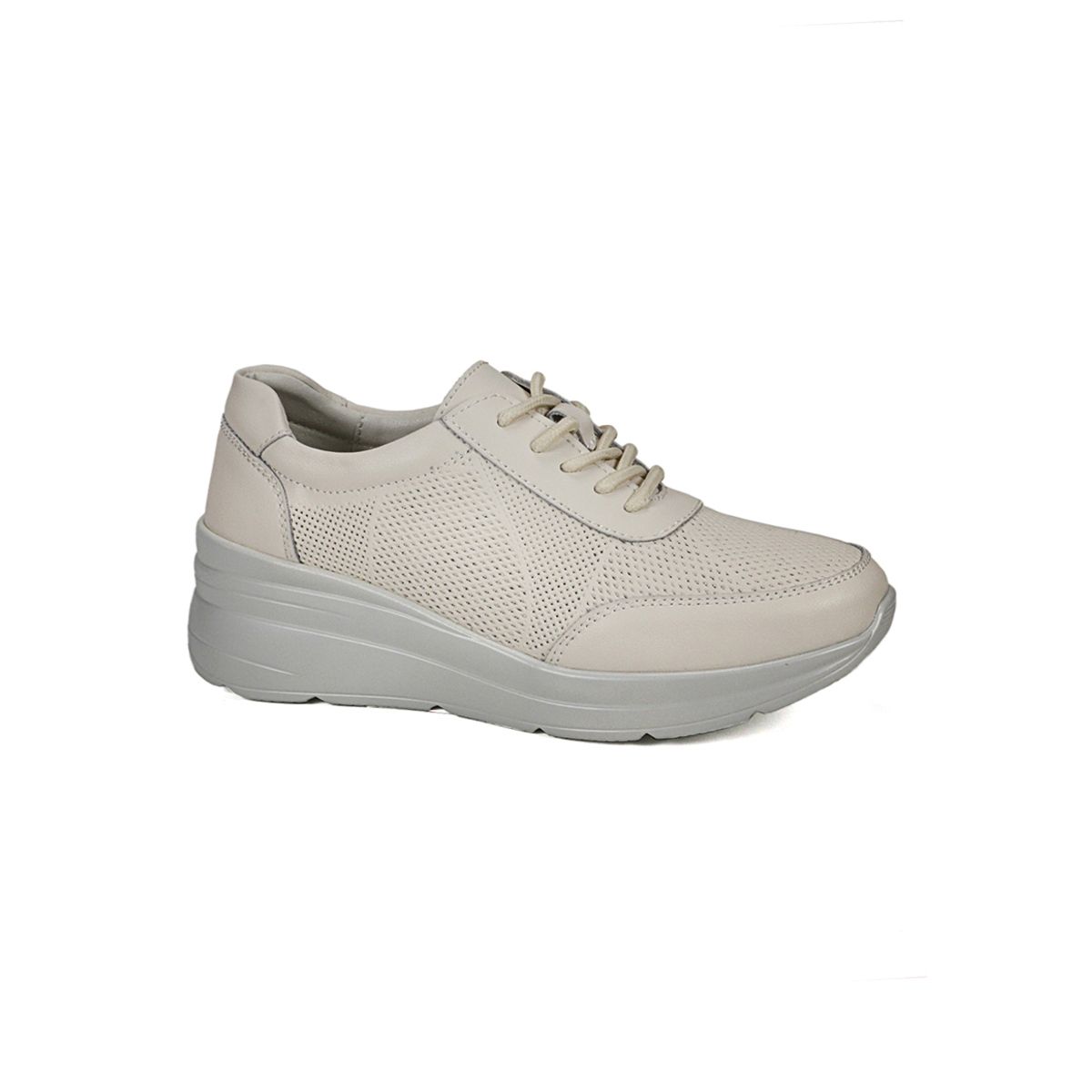 DEGAS - Zapatilla Cuero Garazi Beige DEGAS