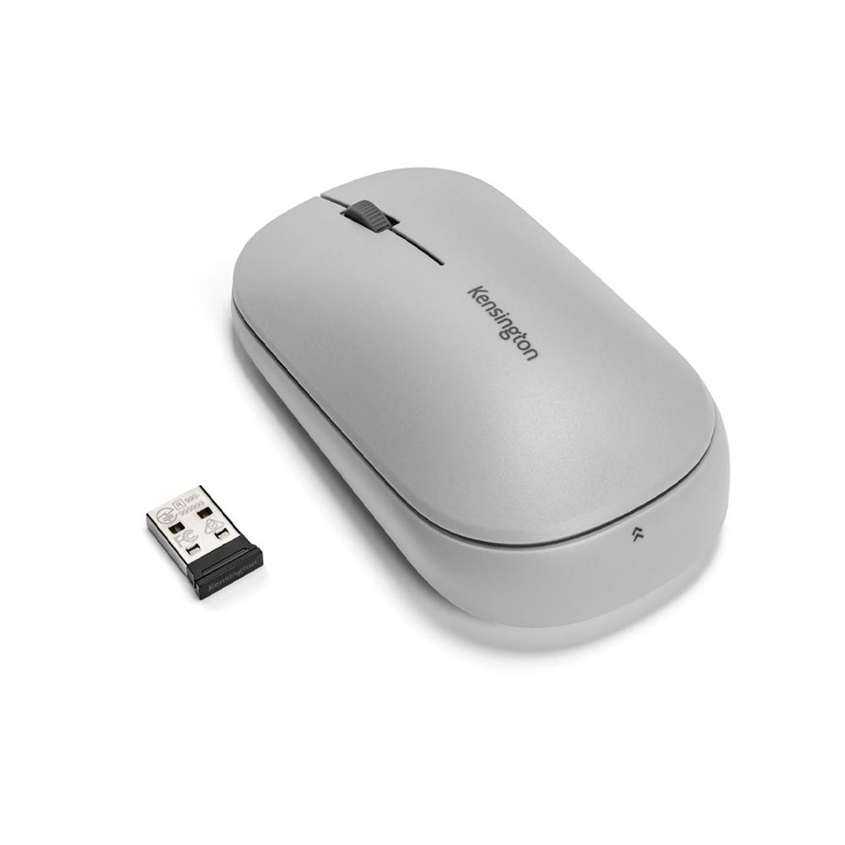 KENSINGTON - Mouse Inalámbrico Kensington Slimblade 20 Dual USB BT Gris