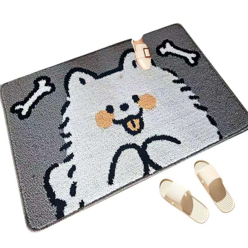 ANGELES DEL HOGAR - ALFOMBRA DE BAÑO DECORATIVA ANTIDESLIZANTE 50X80CM