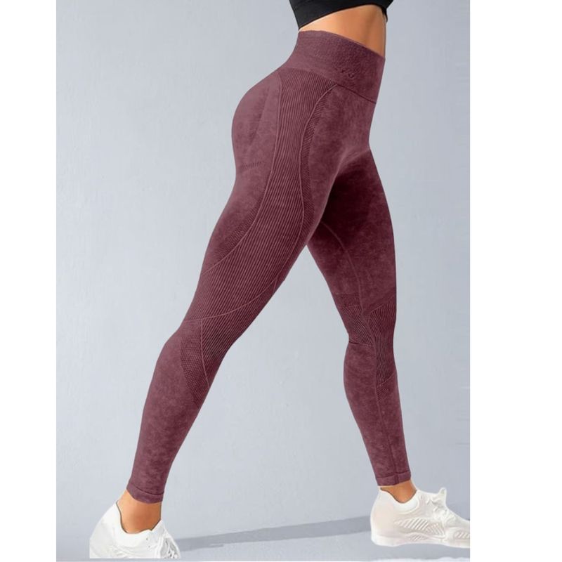 MPROPIA - Calza Mujer Gym Fitness Deportiva Tiro Alto Levanta Cola 9001