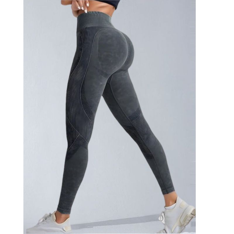 MPROPIA - Calza Mujer Gym Fitness Deportiva Tiro Alto Levanta Cola 9001