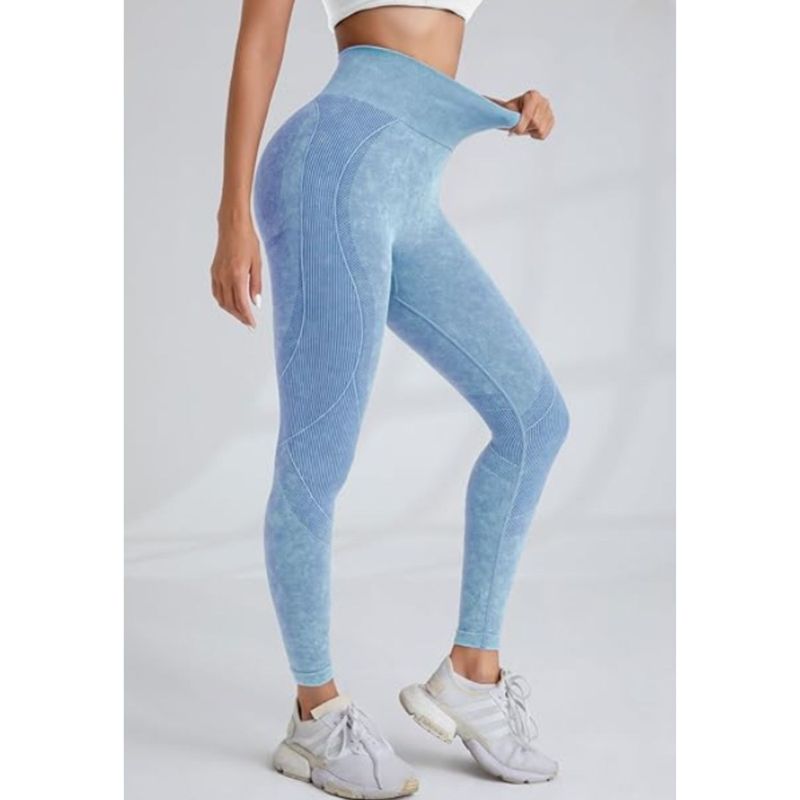 MPROPIA - Calza Mujer Gym Fitness Deportiva Tiro Alto Levanta Cola 9001