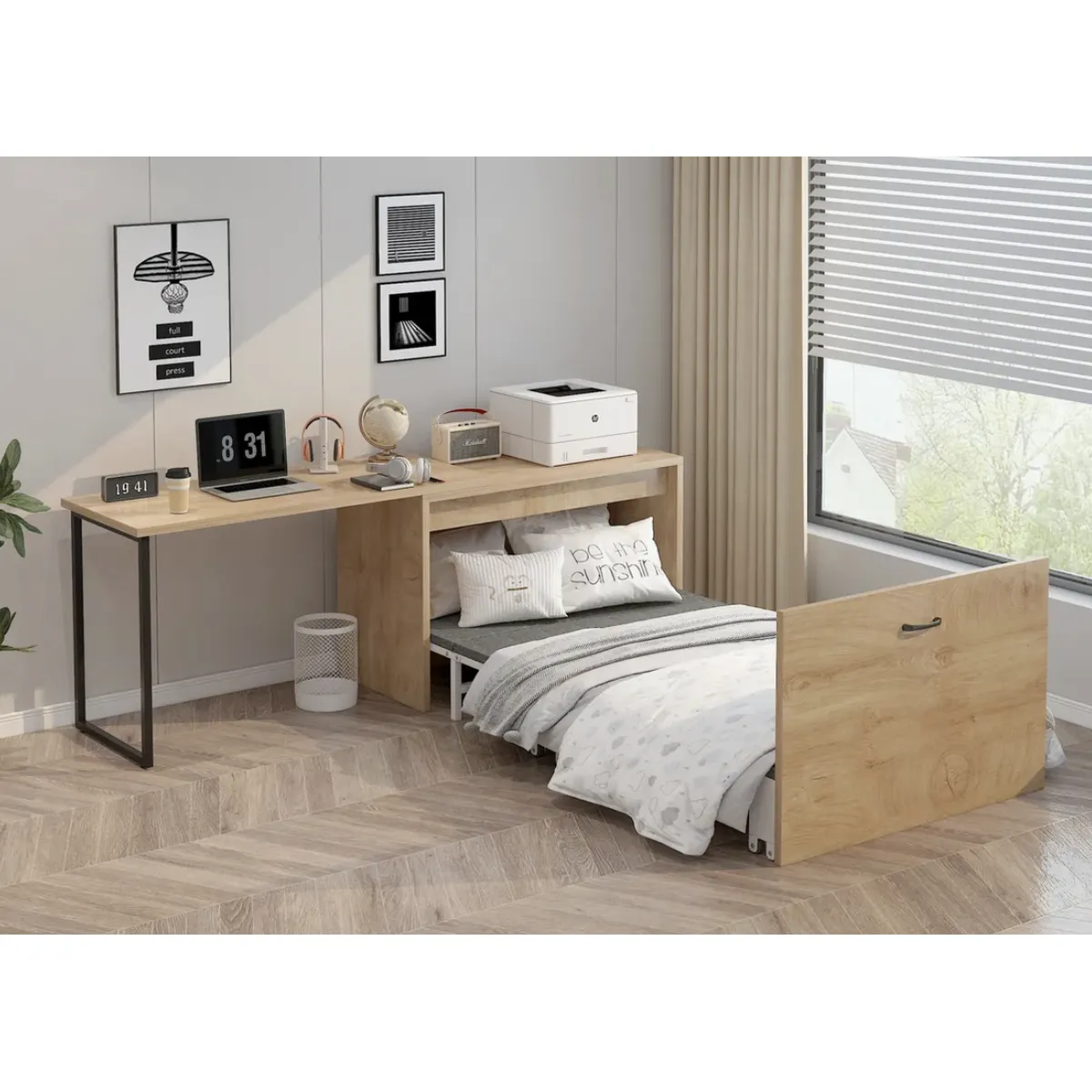 HOMER DESIGN - Escritorio Oficina Con Organizador Solido 120x60x103cm