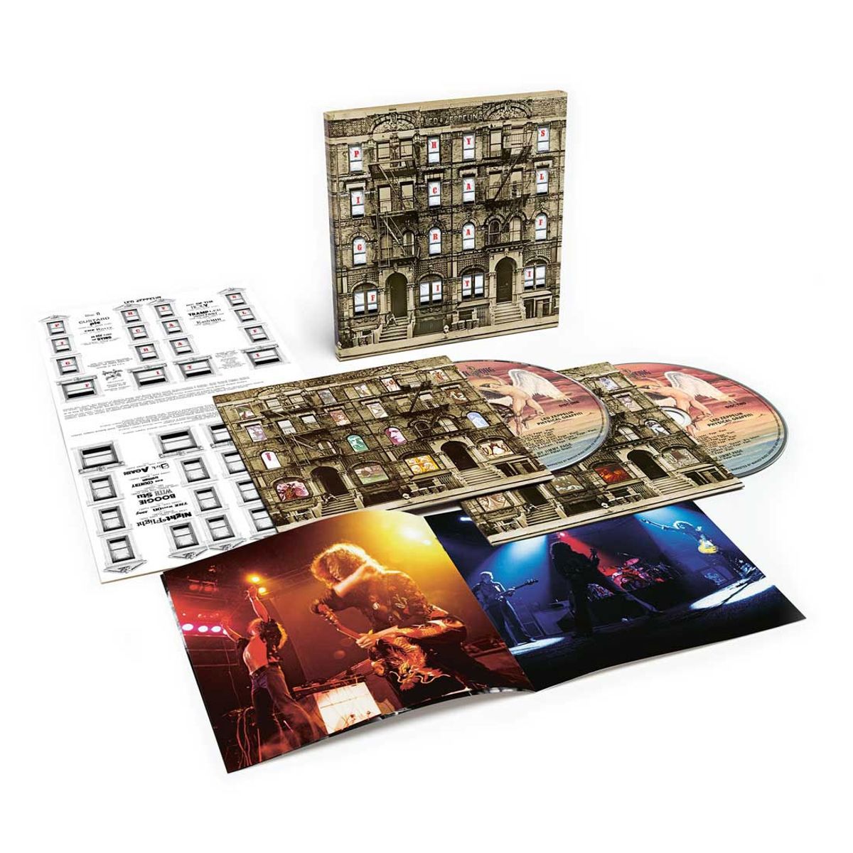 GRUPO LASER DISC - CD LED ZEPPELIN PHYSICAL GRAFF 2CD