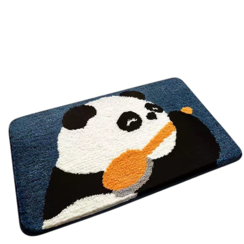 ANGELES DEL HOGAR - ALFOMBRA DE BAÑO DECORATIVA ANTIDESLIZANTE 50X80CM