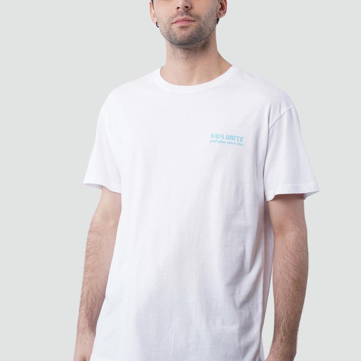 KAYA UNITE - Polera Hombre Catch Blanca