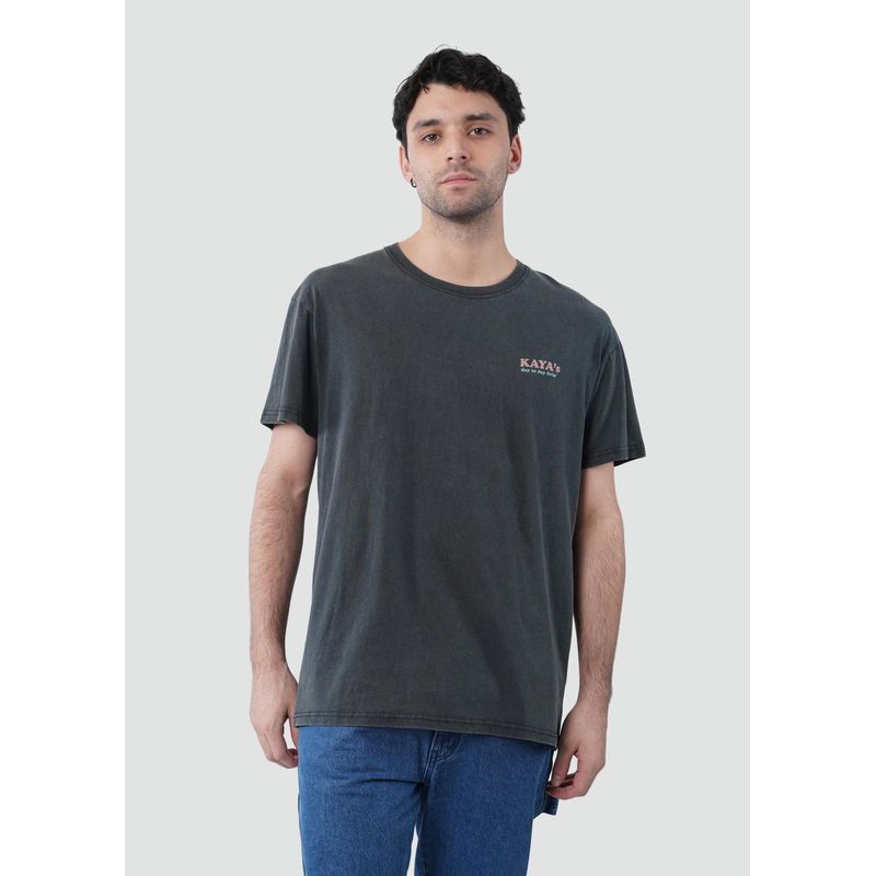 KAYA UNITE - Polera Hombre Livin Negra