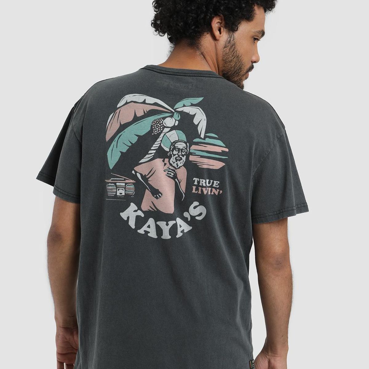 KAYA UNITE - Polera Hombre Livin Negra