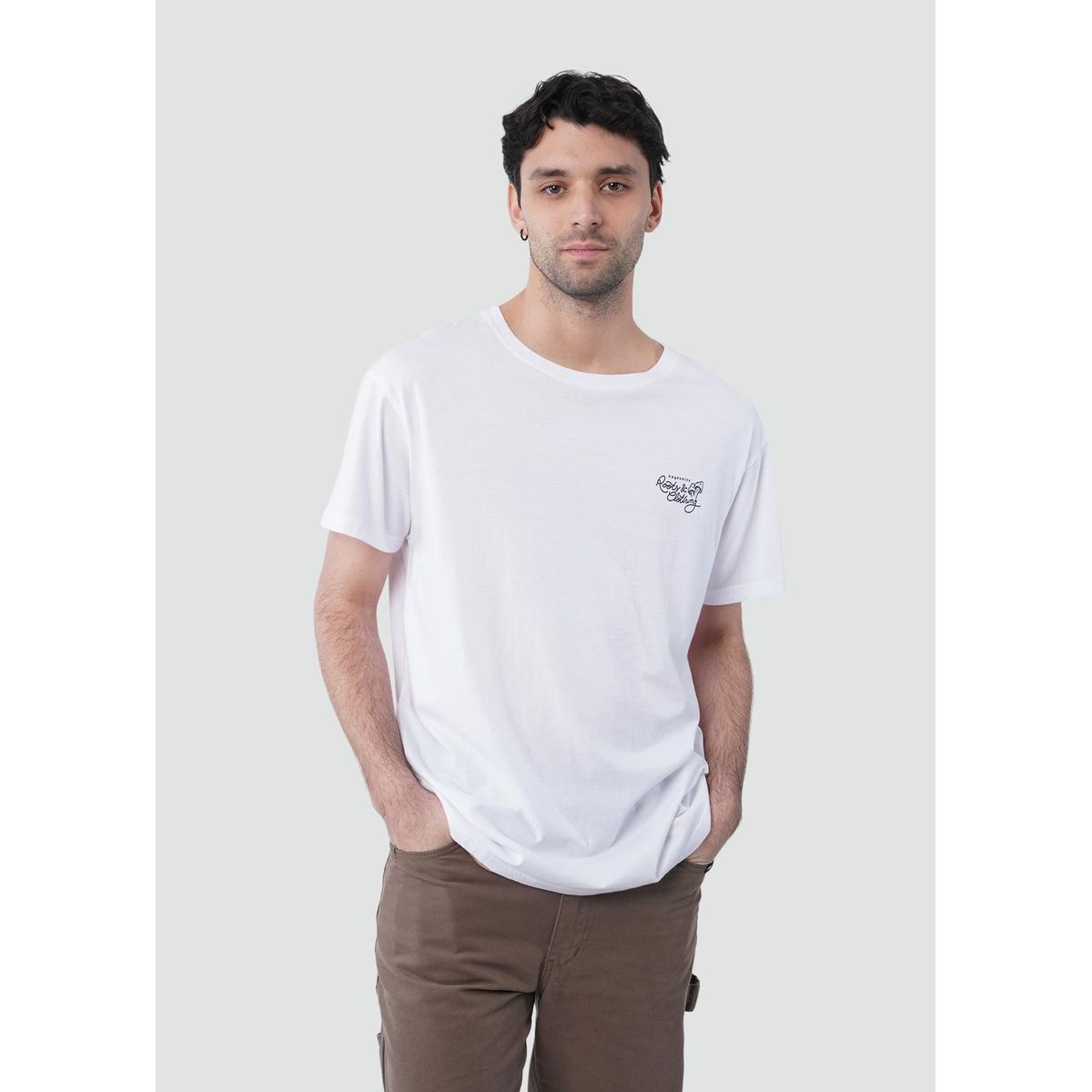 KAYA UNITE - Polera Hombre Roots Blanca