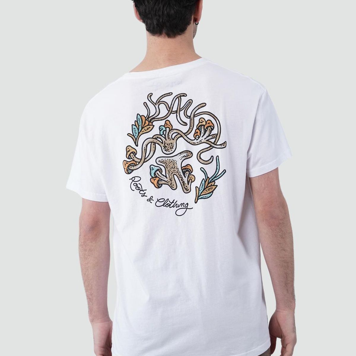 KAYA UNITE - Polera Hombre Roots Blanca