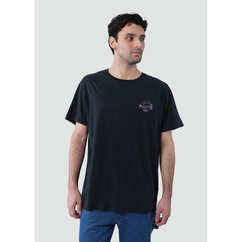 KAYA UNITE - Polera Hombre Chill Negra