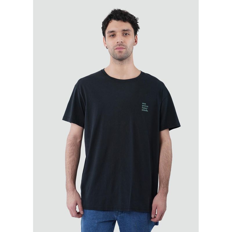 KAYA UNITE - Polera Hombre Grown Negra