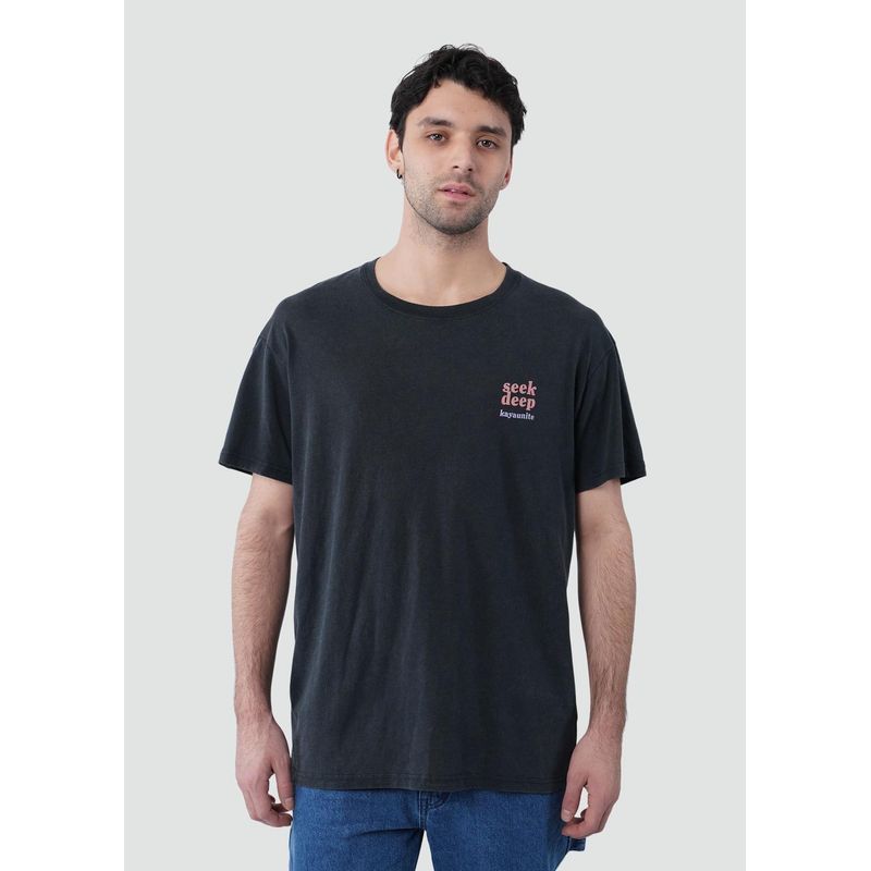 KAYA UNITE - Polera Hombre Deep Negra