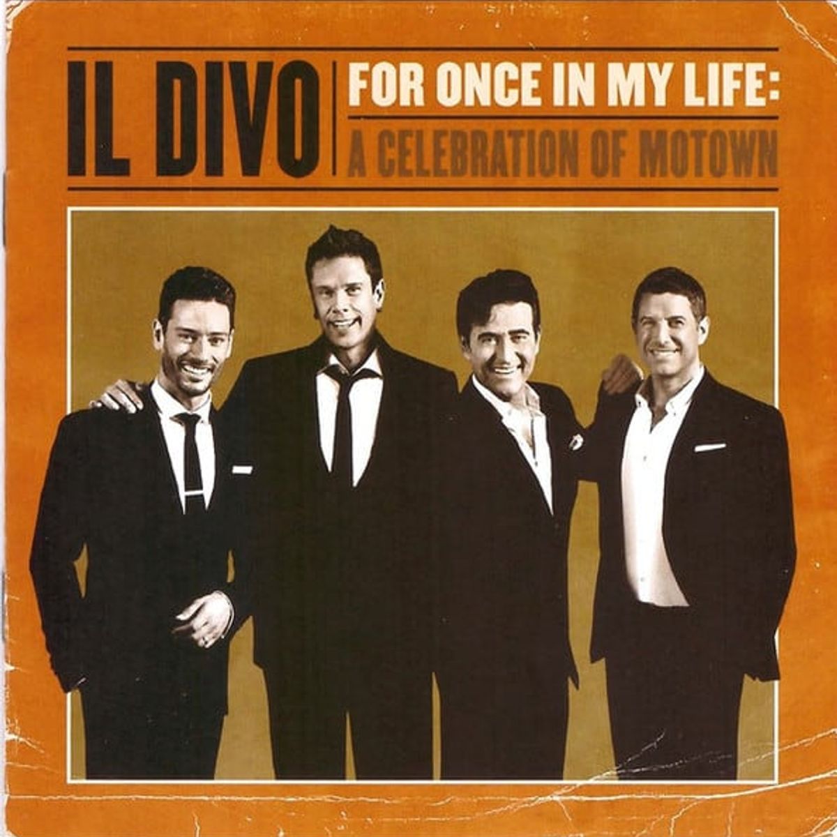 GRUPO LASER DISC - CD IL DIVO FOR ONCE IN MY LIFE A CELEBRATION OF MOTWN 1CD