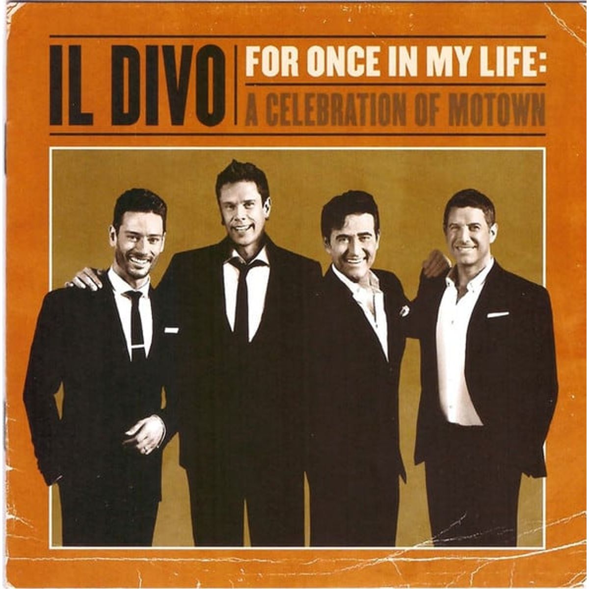 GRUPO LASER DISC - CD IL DIVO FOR ONCE IN MY LIFE A CELEBRATION OF MOTWN 1CD