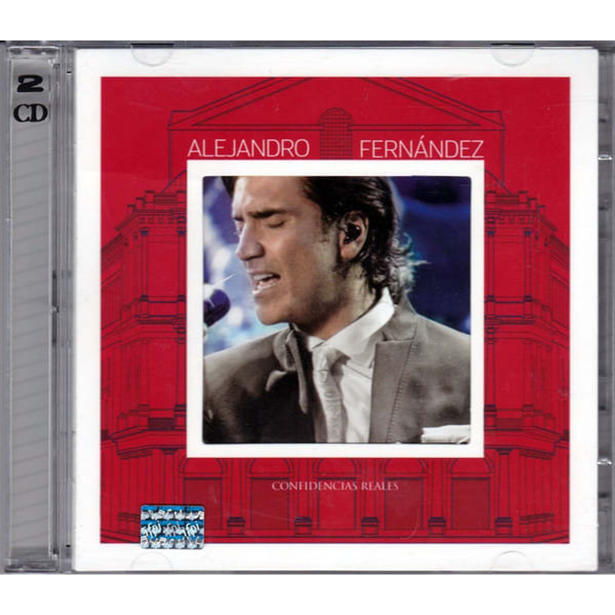 GRUPO LASER DISC - CD ALEJANDRO FERNANDEZ CONFIDENCIAS REALES 2CD+DVD
