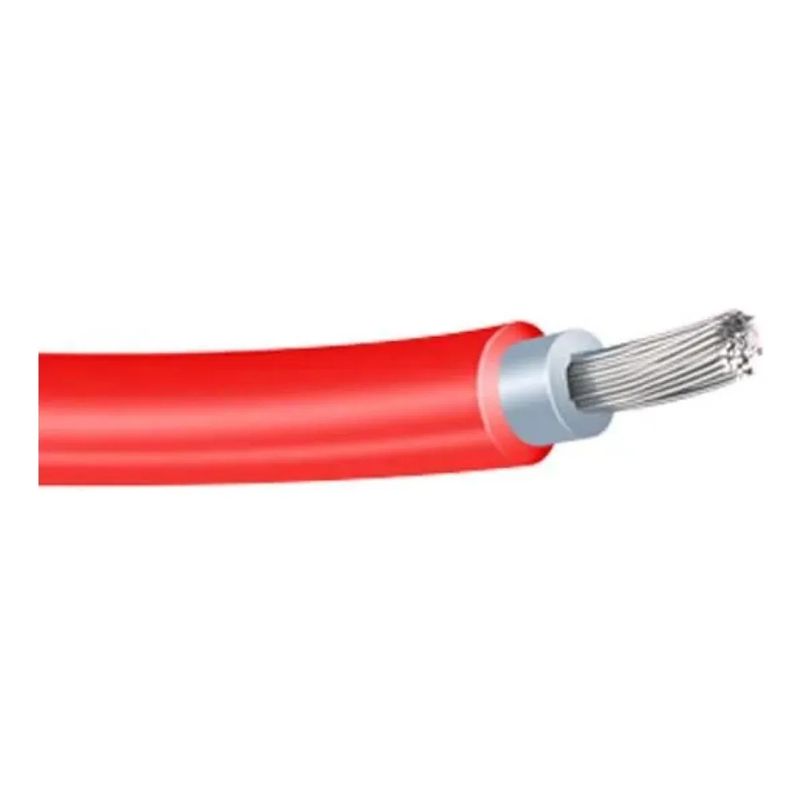 GENERICO - Cable Solar Fotovoltaico 10 mm Rojo 10 metros