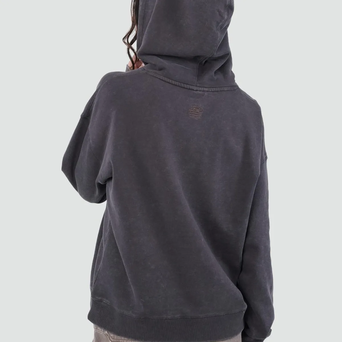 KAYA UNITE - Polerón Hoodie Mujer Chilling Negro