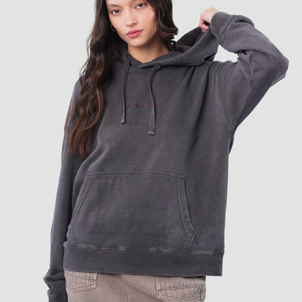 KAYA UNITE - Polerón Hoodie Mujer Chilling Negro