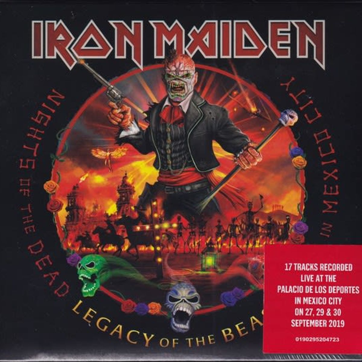 GRUPO LASER DISC - CD IRON MAIDEN NIGHTS OF THE DEAD LEGACY OF 2CD